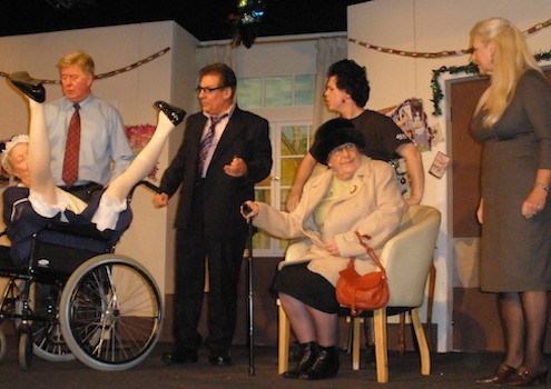 Matron in wheelchair